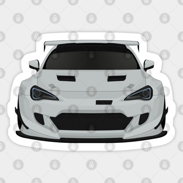 GT86 widebody Ice-silver Sticker by VENZ0LIC